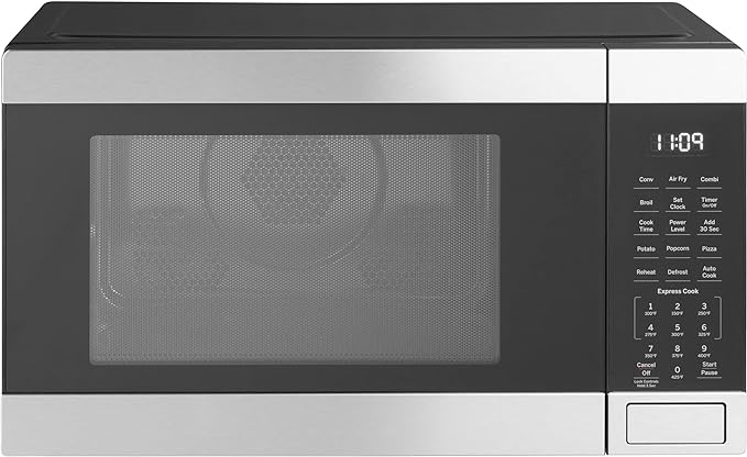 GE 1.0 Cu Ft Microwave Oven with Air Fryer, Broiler